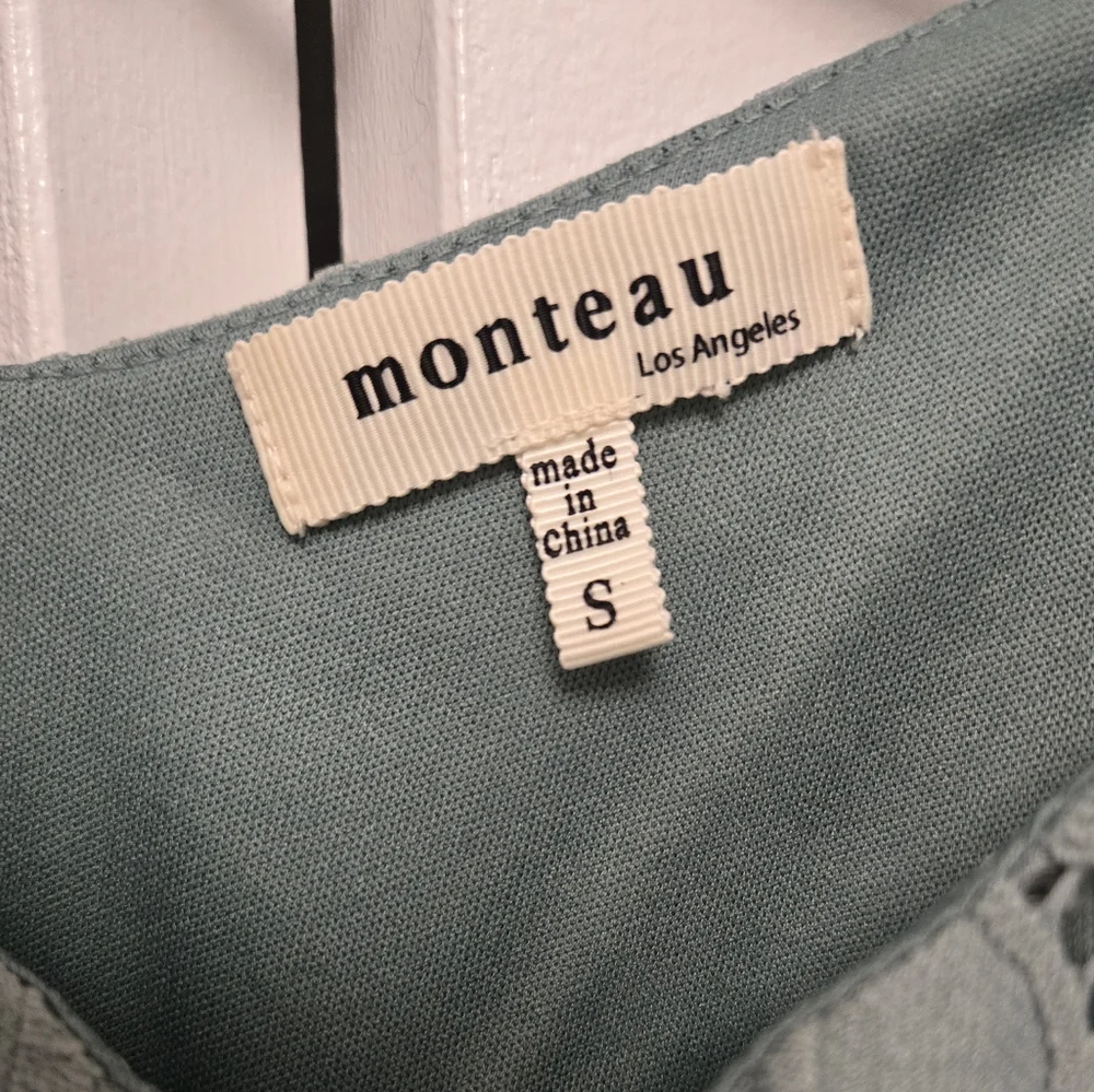 Teal lace patterned dress - Picture 4 of 5